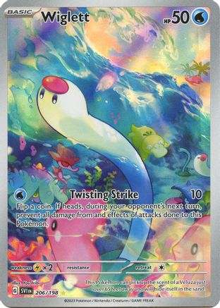 Wiglett 206/198  - Holofoil - Illustration Rare