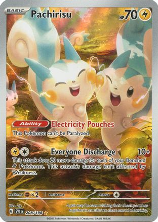 Pachirisu 208/198  - Holofoil - Illustration Rare