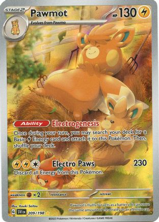 Pawmot 209/198  - Holofoil - Illustration Rare