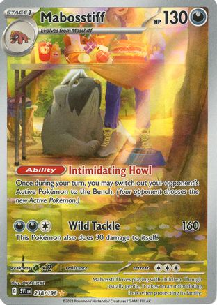 Mabosstiff 218/198  - Holofoil - Illustration Rare