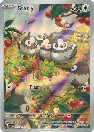 Starly 221/198  - Holofoil - Illustration Rare