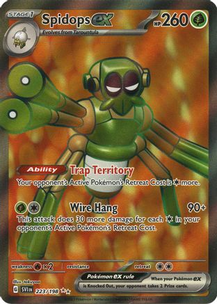Spidops ex 223/198  - Holofoil - Ultra Rare
