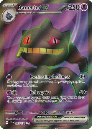 Banette ex 229/198  - Holofoil - Ultra Rare
