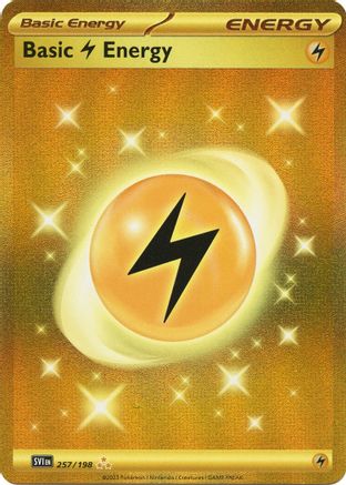 Basic Lightning Energy 257/198  - Holofoil - Hyper Rare