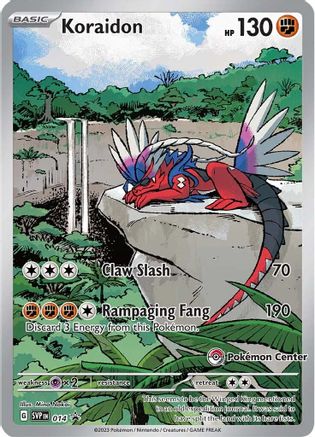 Koraidon (124/198) (Exclusivité Pokémon Center) [Écarlate et Violet : Promos Black Star] 