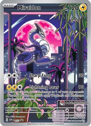 Miraidon (Pokemon Center Exclusive) 013  - Holofoil - Promo