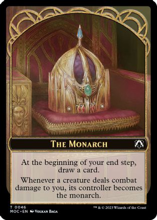 The Monarch // Shapeshifter Double-sided Token (MOC-46 //12) - Commander: March of the Machine