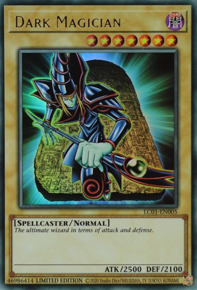 Dark Magician (25th Anniversary Edition) (LC01-EN005) - Ultra Rare
