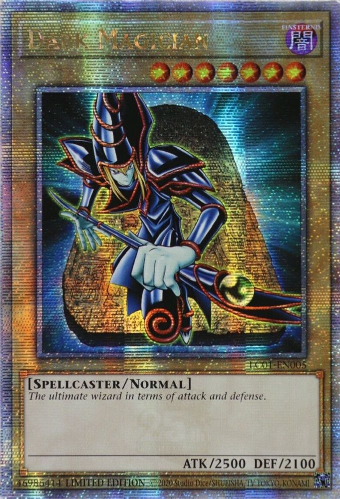 Magicien noir (25e anniversaire) [LC01-EN005] Quarter Century Secret Rare 