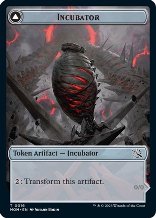 Incubator (0016) // Phyrexian (0016) Double-Sided Token (MOM-016) - March of the Machine Foil
