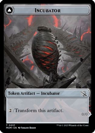 Incubator (0017) // Phyrexian (0017) Double-Sided Token (MOM-017) - March of the Machine Foil