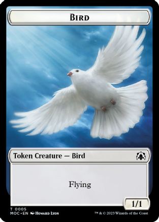 Bird // Kobolds of Kher Keep Double-sided Token (MOC-5 // 27) - Commander: March of the Machine