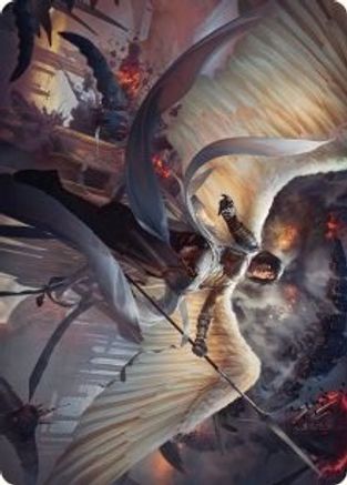 Serra Faithkeeper Art Card (ASMOM-007) - Art Series: March of the Machine