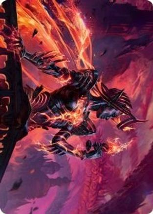 Ayara, Furnace Queen Art Card (ASMOM-021) - Art Series: March of the Machine
