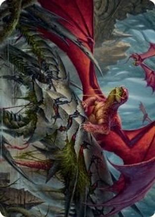Hoarding Broodlord Art Card (ASMOM-023) - Art Series: March of the Machine