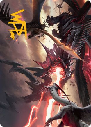 Invasion of Tarkir Art Card (Gold-Stamped Signature) (ASMOM-034) - Art Series: March of the Machine