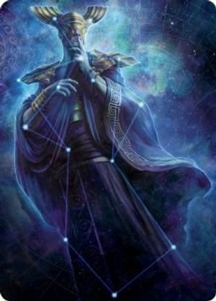 Atris, Oracle of Half-Truths Art Card (ASMOM-078) - Art Series: March of the Machine