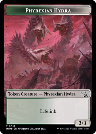 Phyrexian Hydra Token (0012) (MOM-012) - March of the Machine