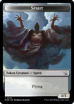 Spirit Token (0014) (MOM-014) - March of the Machine