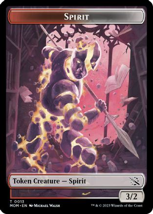 Spirit Token (0013) (MOM-013) - March of the Machine