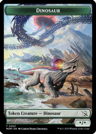 Dinosaur Token (MOM-007) - March of the Machine
