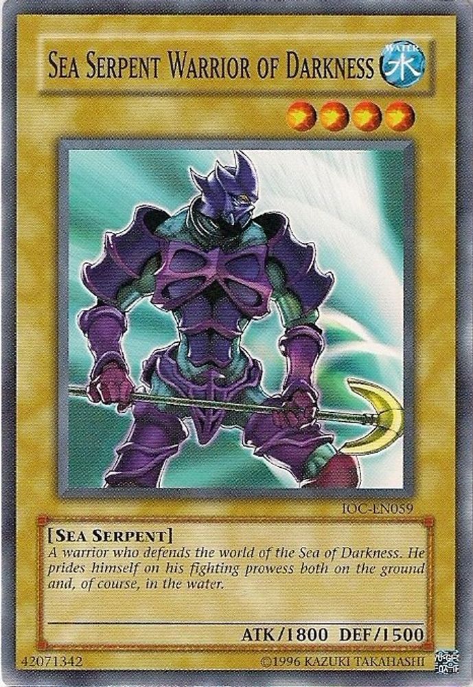 Sea Serpent Warrior of Darkness (IOC-EN059) - Common