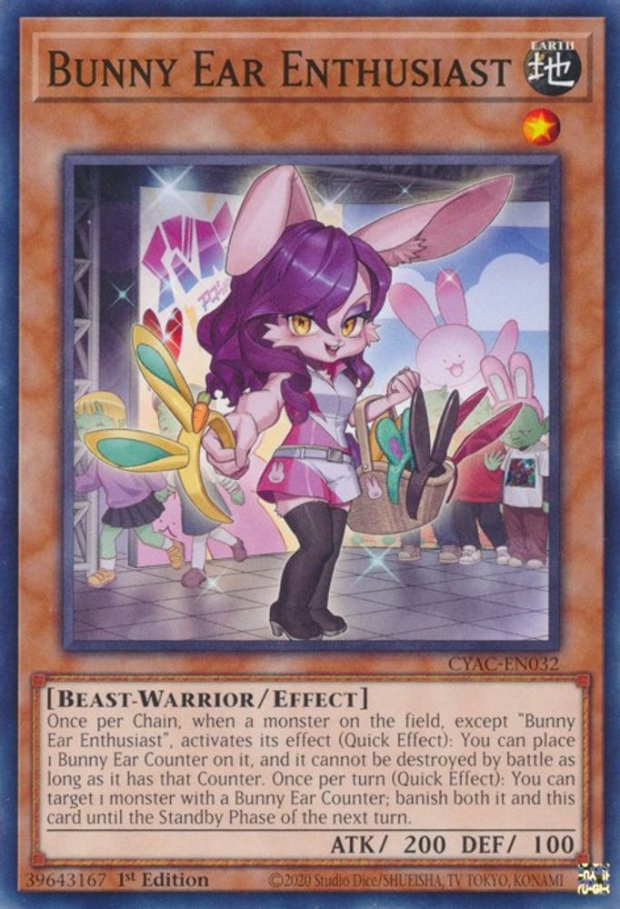 Bunny Ear Enthusiast (CYAC-EN032) - Common