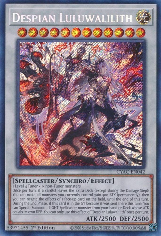 Despian Luluwalilith (CYAC-EN042) - Secret Rare