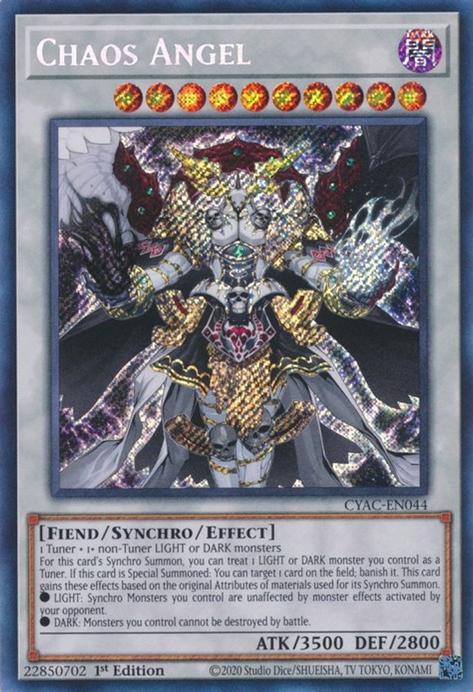 Chaos Angel (CYAC-EN044) - Secret Rare