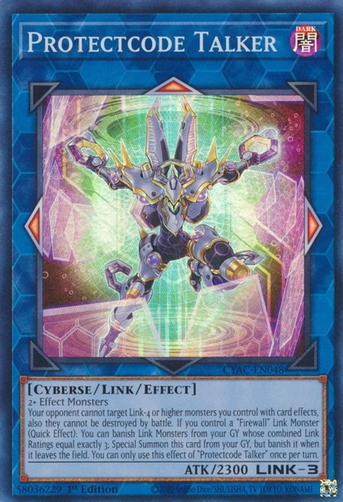 Protectcode Talker (CYAC-EN048) - Super Rare