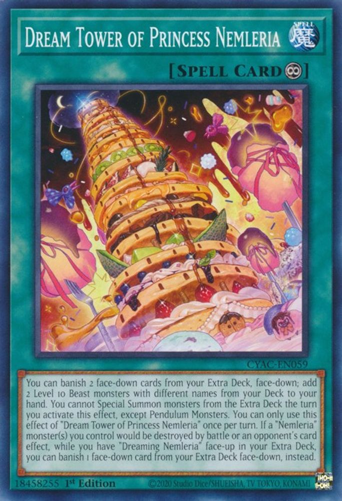 Dream Tower of Princess Nemleria (CYAC-EN059) - Common