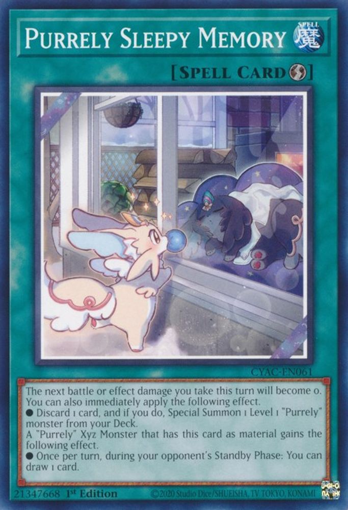 Purrely Sleepy Memory (CYAC-EN061) - Common