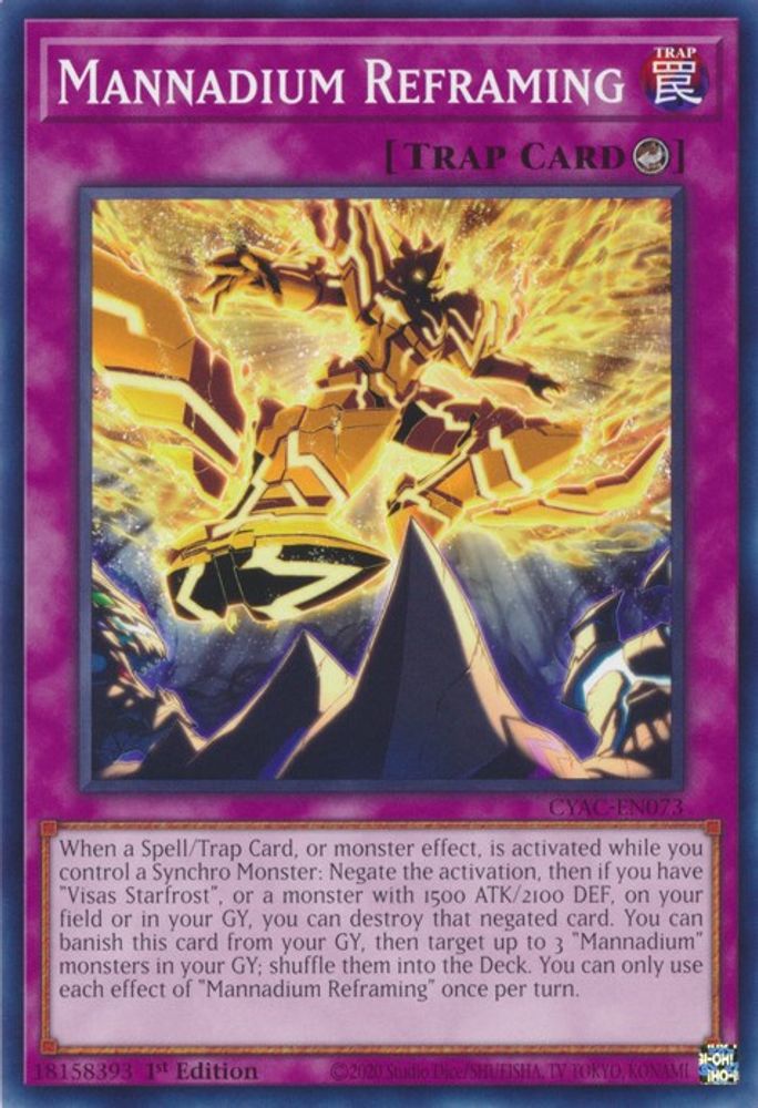 Mannadium Reframing (CYAC-EN073) - Common