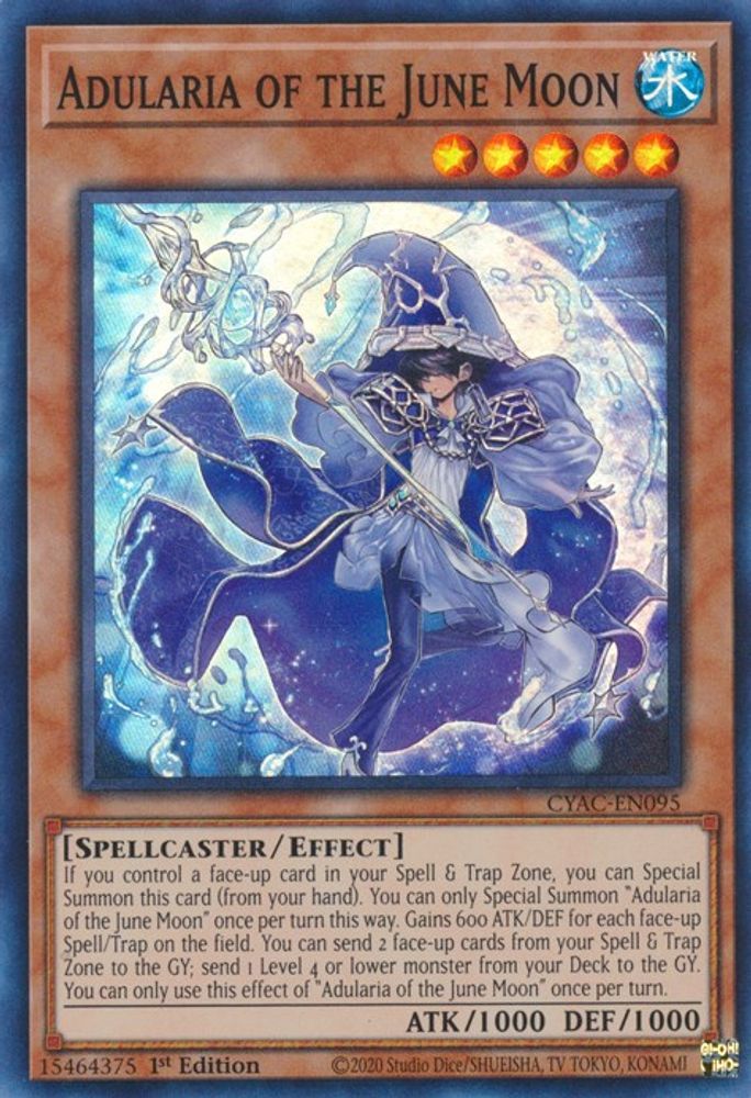 Adularia of the June Moon (CYAC-EN095) - Super Rare