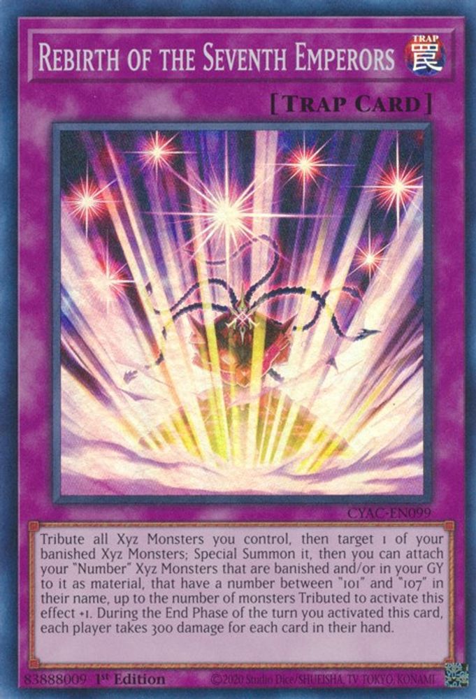 Renaissance des Septièmes Empereurs [CYAC-EN099] Super Rare 
