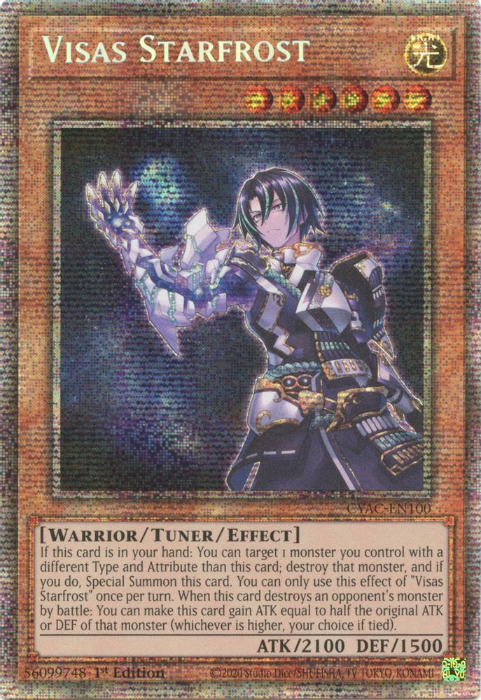 Visas Starfrost [CYAC-EN100] Starlight Rare 
