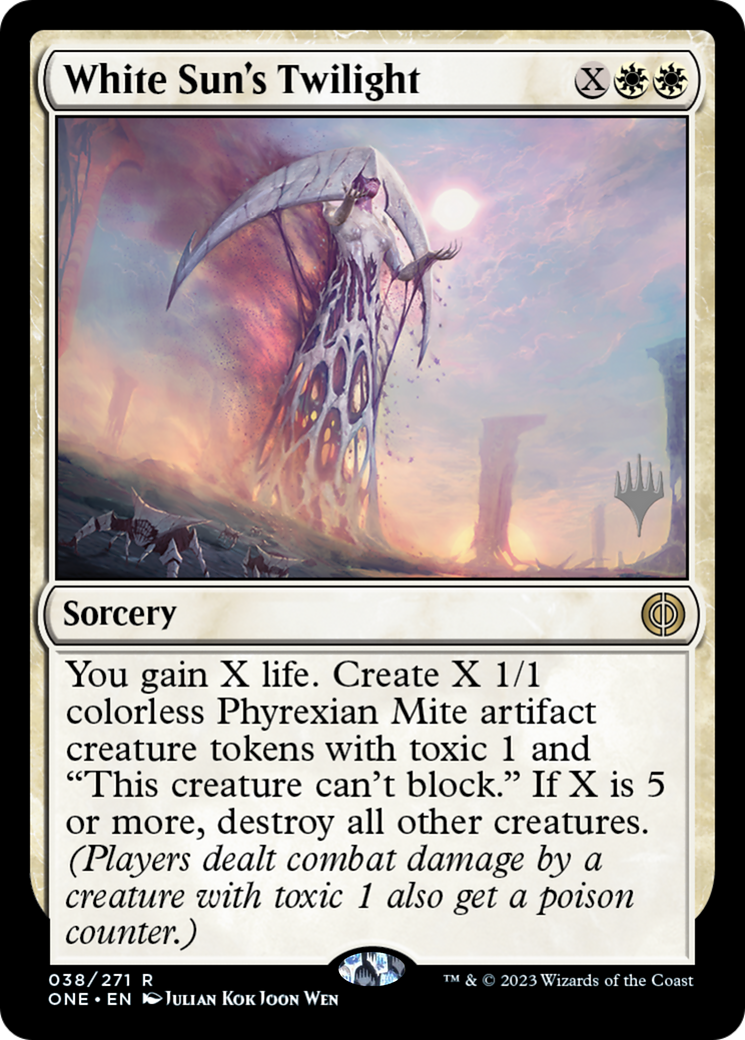 White Sun's Twilight (Pack promotionnel) [Phyrexia : All Will Be One Promos] 