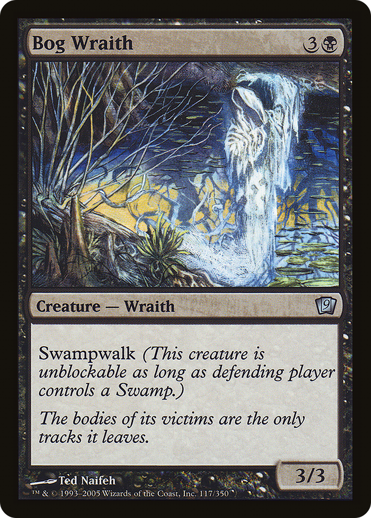 Bog Wraith (9ED-117★) - 9th Edition Foil