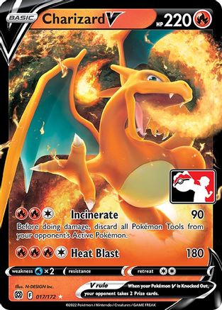 Charizard V (017/172) [Pack de prix série deux] 