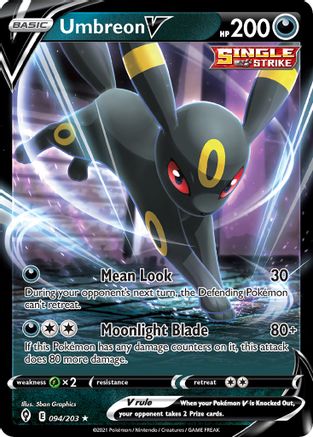 Umbreon V (Non-Holo) 094/203  - Promo