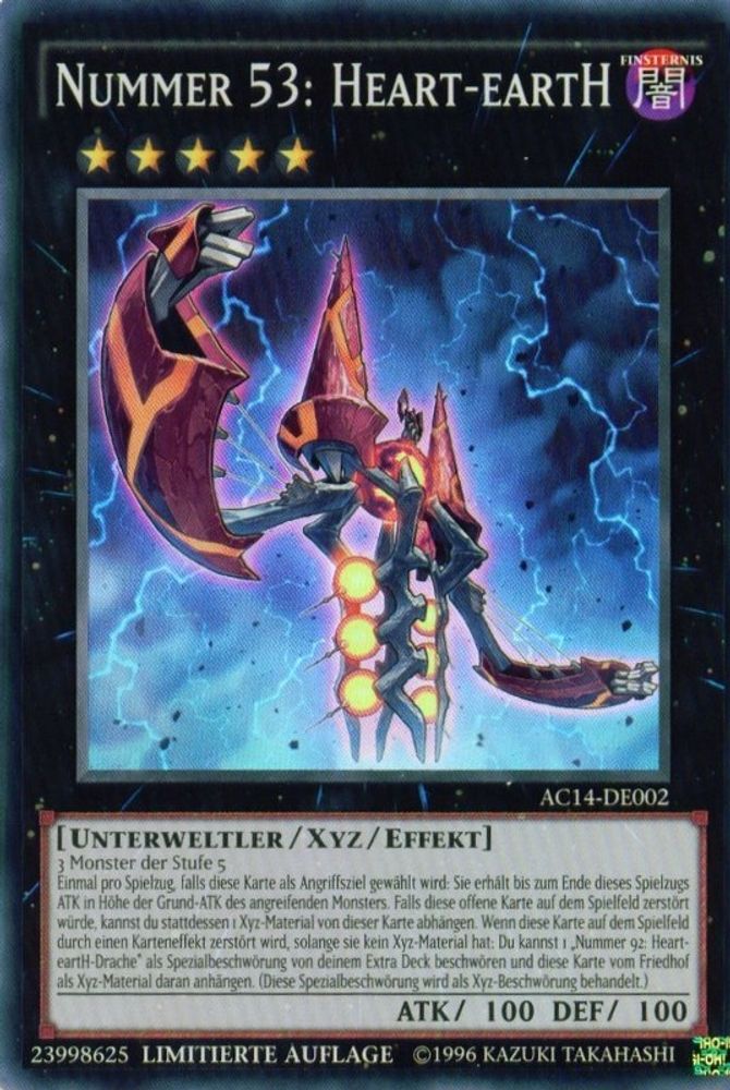 Number 53: Heart-eartH (German) - "Nummer 53: Heart-eartH" (AC14-DE002) - Super Rare