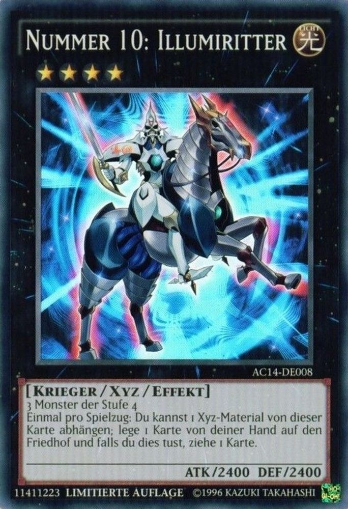 Number 10: Illumiknight (German) - "Nummer 10: Illumiritter" (AC14-DE008) - Super Rare
