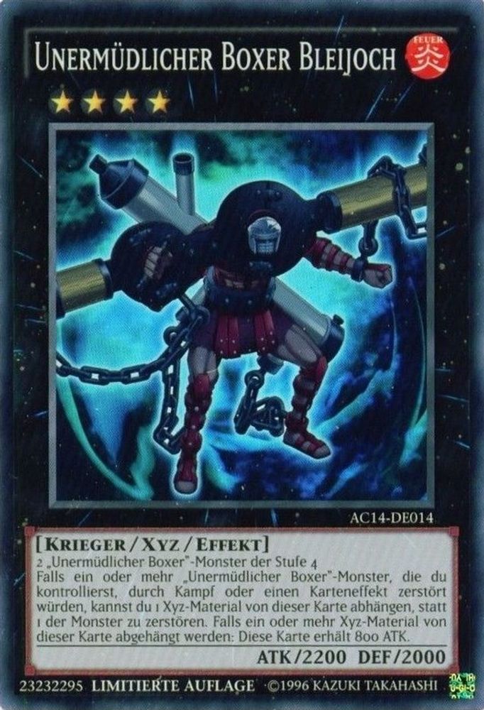 Battlin' Boxer Lead Yoke (German) - "Unermüdlicher Boxer Bleijoch" (AC14-DE014) - Super Rare
