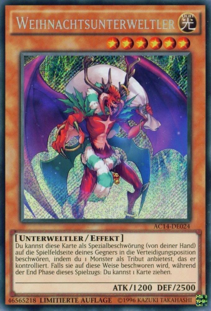 Santa Claws (German) - "Weihnachtsunterweltler" (AC14-DE024) - Secret Rare