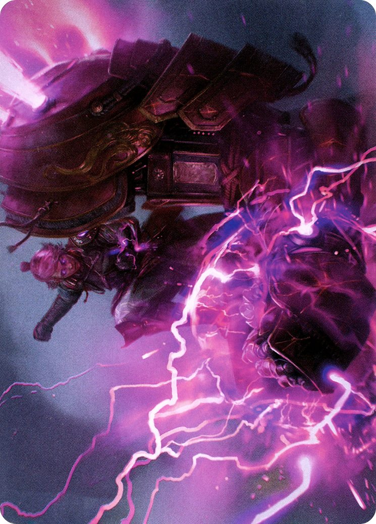 Voltage Surge // Voltage Surge (ANEO-015) - Neon Dynasty Art Series (Borderless)