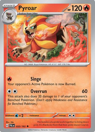 Pyroar 032/193  - Uncommon