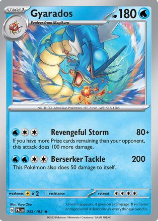 Gyarados 043  - Holofoil - Rare