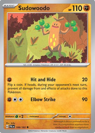 Sudowoodo 109  - Uncommon
