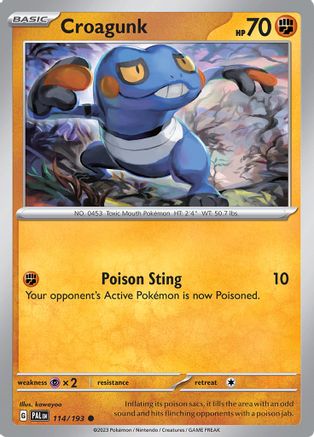 Croagunk 114  - Common