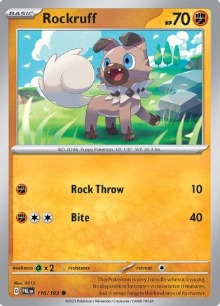 Rockruff 116  - Common